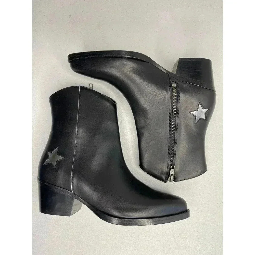 Thursday Country Star Black Boot Size 5 New - Picture 3 of 9